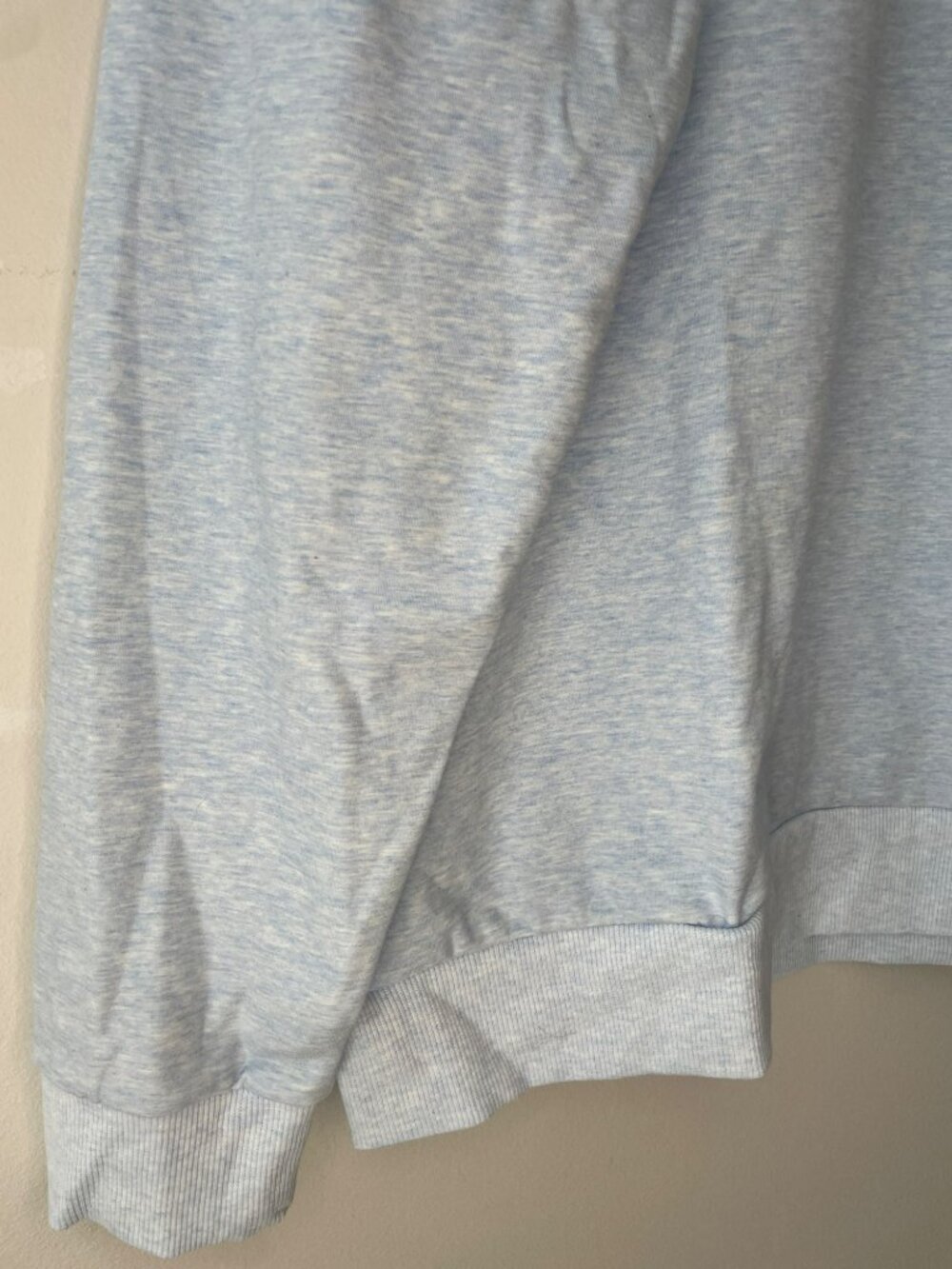 Travis Mathew Cloud Quarter Zip Pullover Heather Blue Golf Shirt Men's Sz XL NWT - Picture 9 of 10